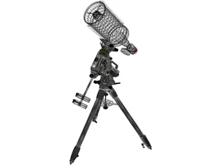 SkyWatcher EQ6-R and TS RC8 Telescope 3D Model