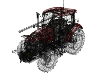 Case IH Farmall C Series 3D Model