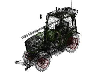 Fendt 200 V Vario 3D Model