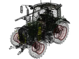 Fendt 300 Vario 3D Model