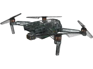 DJI Mavic Drone 3D Model