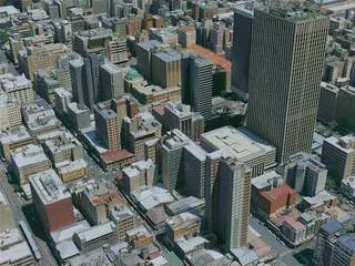 Johannesburg City, South Africa (2024) 3D Model