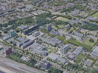 Eindhoven City, Netherlands (2022) 3D Model