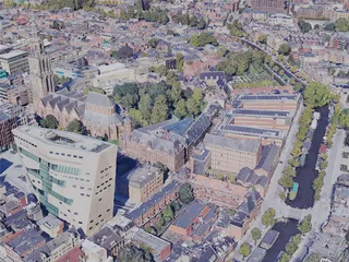 Groningen City, Netherlands (2023) 3D Model