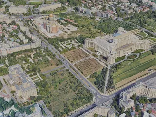 Bucharest City, Romania (2023) 3D Model