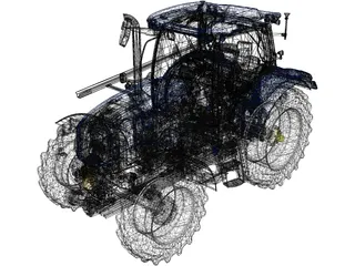 New Holland T6 Series 3D Model