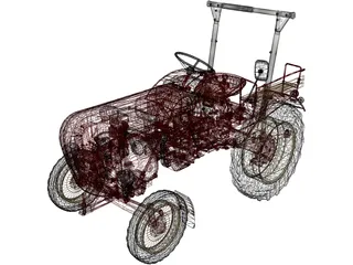 Porsche Diesel Junior 108 3D Model