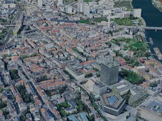 Basel City, Switzerland (2024) 3D Model