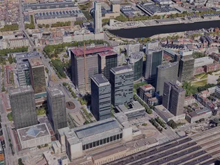 Brussels City, Belgium (2023) 3D Model