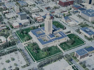 Lincoln City, NE, USA (2024) 3D Model