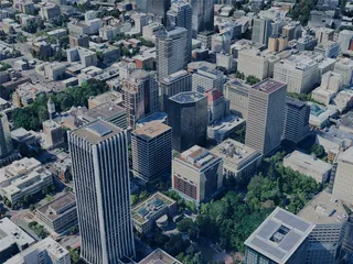 Portland City, OR, USA (2024) 3D Model