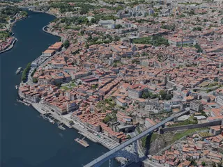 Porto City, Portugal (2023) 3D Model