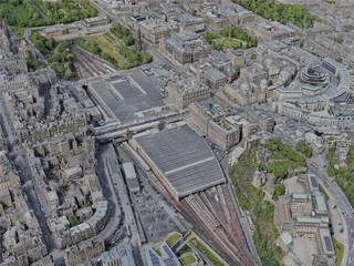 Edinburgh City, UK (2023) 3D Model