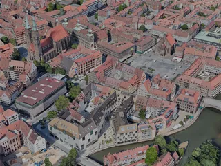 Nuremberg City, Germany (2023) 3D Model