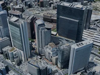 Osaka City, Japan (2024) 3D Model