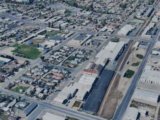 Porterville City, CA, USA (2023) 3D Model