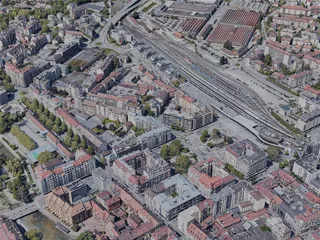 Annecy City, France (2022) 3D Model