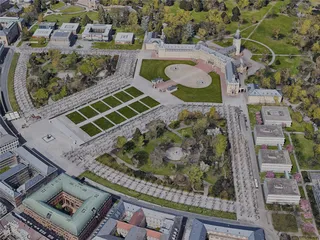 Karlsruhe City, Germany (2022) 3D Model