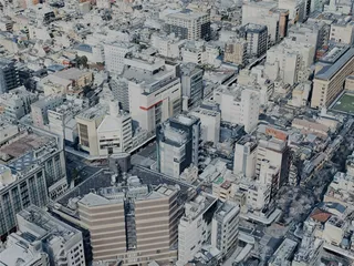 Kyoto City, Japan (2024) 3D Model