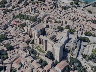 Avignon City, France (2023) 3D Model