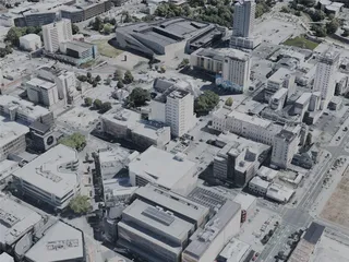 Christchurch City, New Zealand (2023) 3D Model