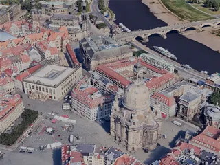 Dresden City, Germany (2023) 3D Model