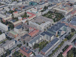 Oulu City, Finland (2024) 3D Model