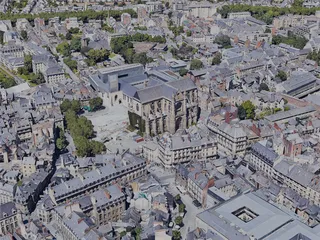 Rennes City, France (2022) 3D Model