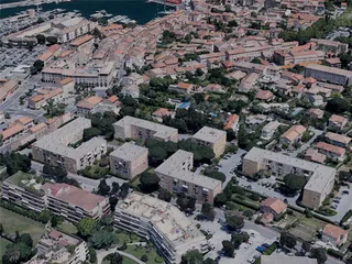 Saint-Tropez City, France (2022) 3D Model