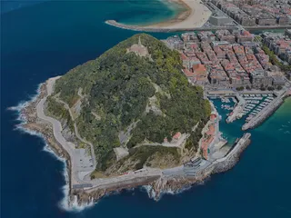 San Sebastian City, Spain (2023) 3D Model