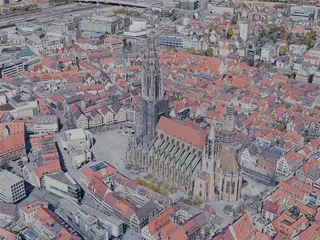 Ulm City, Germany (2022) 3D Model