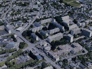 Vannes City, France (2022) 3D Model