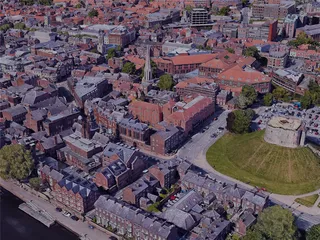 York City, UK (2022) 3D Model