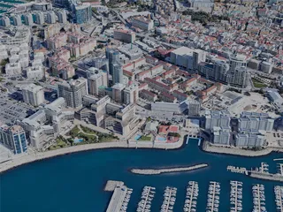 Gibraltar City, UK (2023) 3D Model