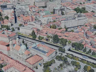 Ljubljana City, Slovenia (2023) 3D Model