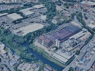 Northampton City, UK (2023) 3D Model