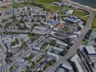 Aberdeen City, UK (2022) 3D Model