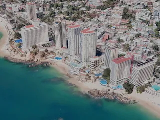 Acapulco City, Mexico (2022) 3D Model