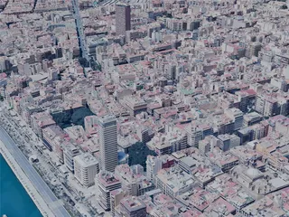 Alicante City, Spain (2023) 3D Model