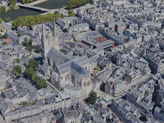 Angers City, France (2022) 3D Model