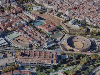 Badajoz City, Spain (2023) 3D Model