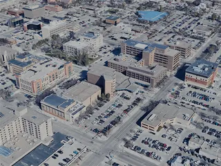 Bismarck City, ND, USA (2023) 3D Model