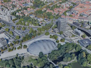 Braunschweig City, Germany (2022) 3D Model