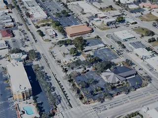 Cape Coral City, FL, USA (2023) 3D Model