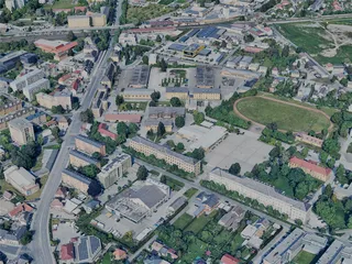 Klagenfurt am Worthersee City, Austria (2023) 3D Model