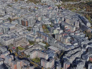 Lugo City, Spain (2023) 3D Model