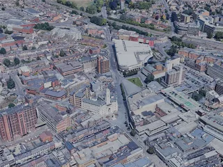 Luton City, UK (2022) 3D Model