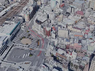 Matsumoto City, Japan (2023) 3D Model