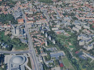 Olsztyn City, Poland (2024) 3D Model