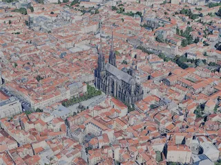 Clermont-Ferrand City, France (2024) 3D Model